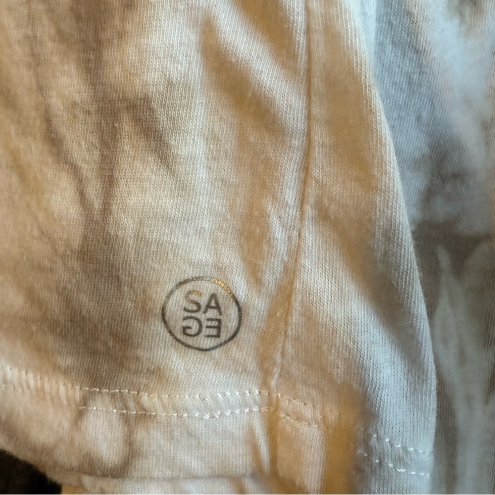 SAGE COLLECTIVE Tie-dye Crop T-Shirt - Size Large - Picture 4 of 4